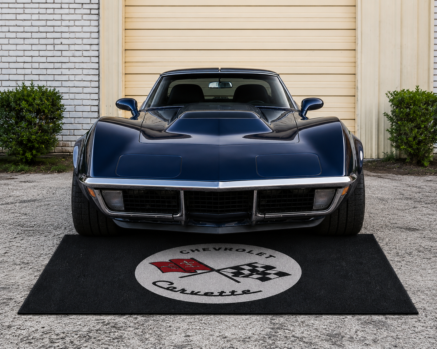 Corvette Garage Floor Mat 5x7 FT (60x87 Inches) C2 C3 C4 C5 C6 C7 C8 Z06