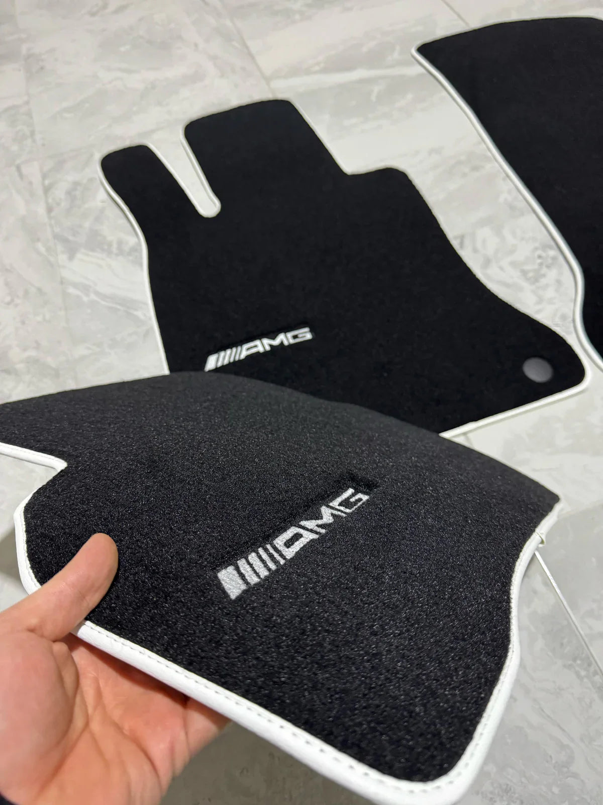 Mercedes Benz ( AMG ) Carpet Car Floor Mats Custom fit for all Model Carpet Liner