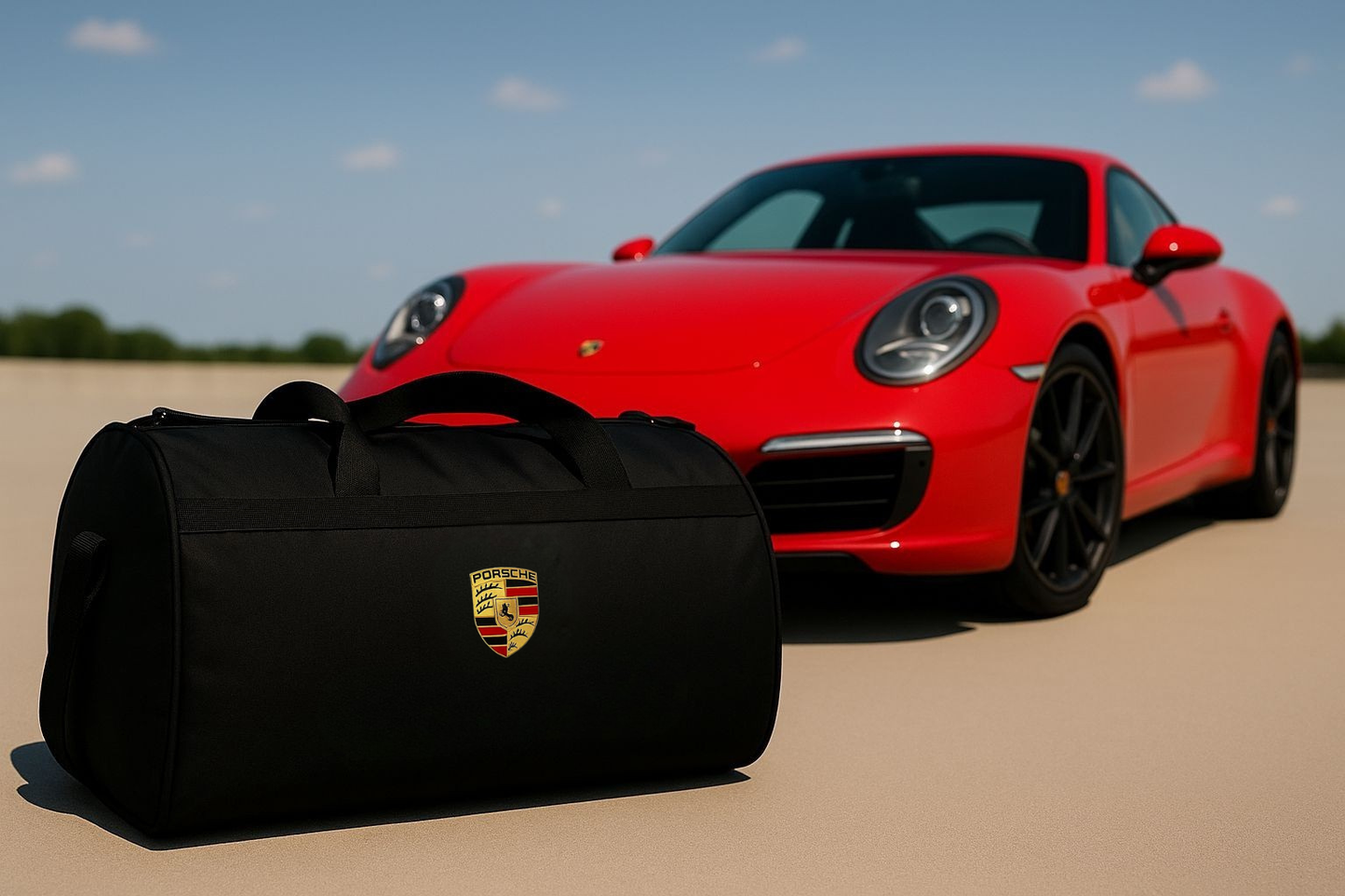 Porsche Duffel Bag Trunk Organizer 30×50 cm