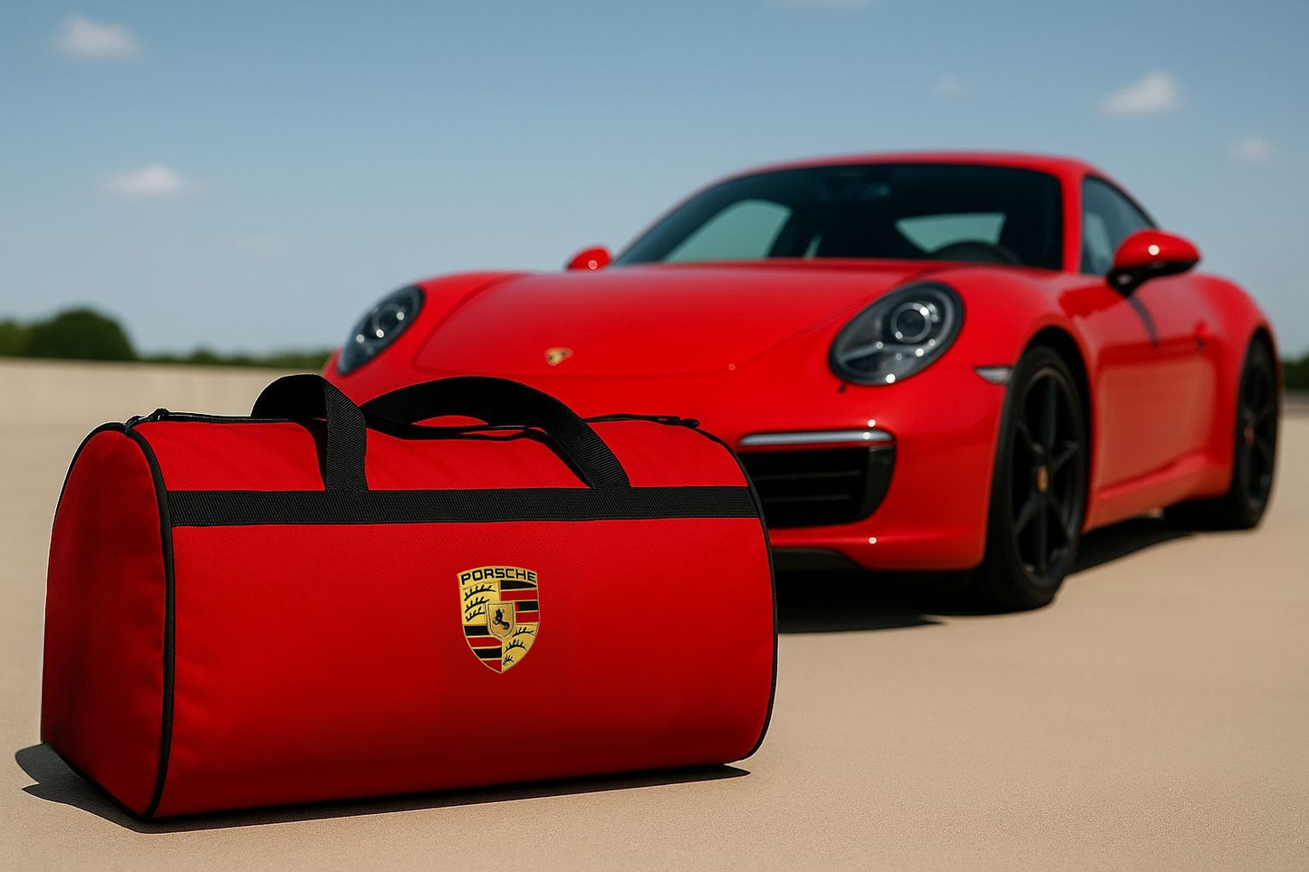 Porsche Duffel Bag Trunk Organizer 30×50 cm