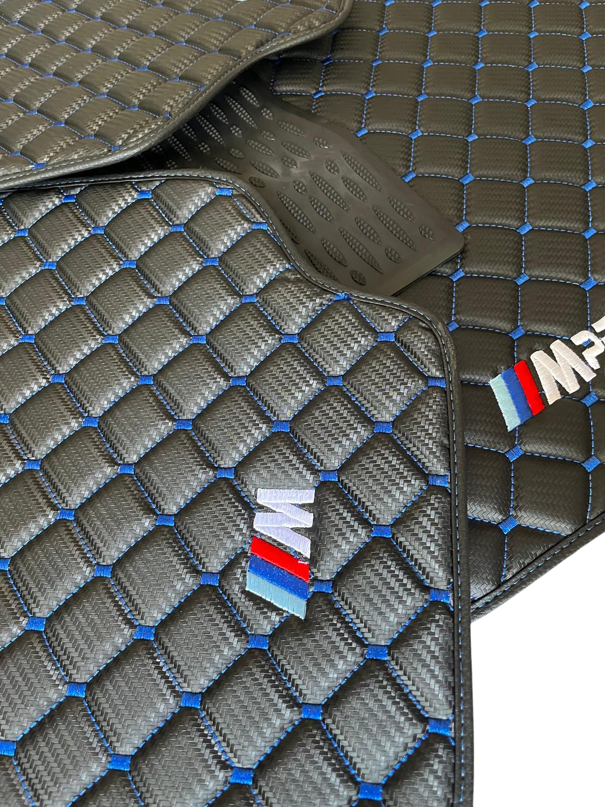 For BMW M4 Leather Floor Mats Custom Fit Waterproof