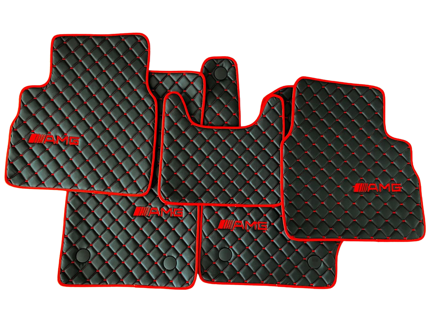 Mercedes Benz Leather Floor Mats Custom Fit For all Model AMG