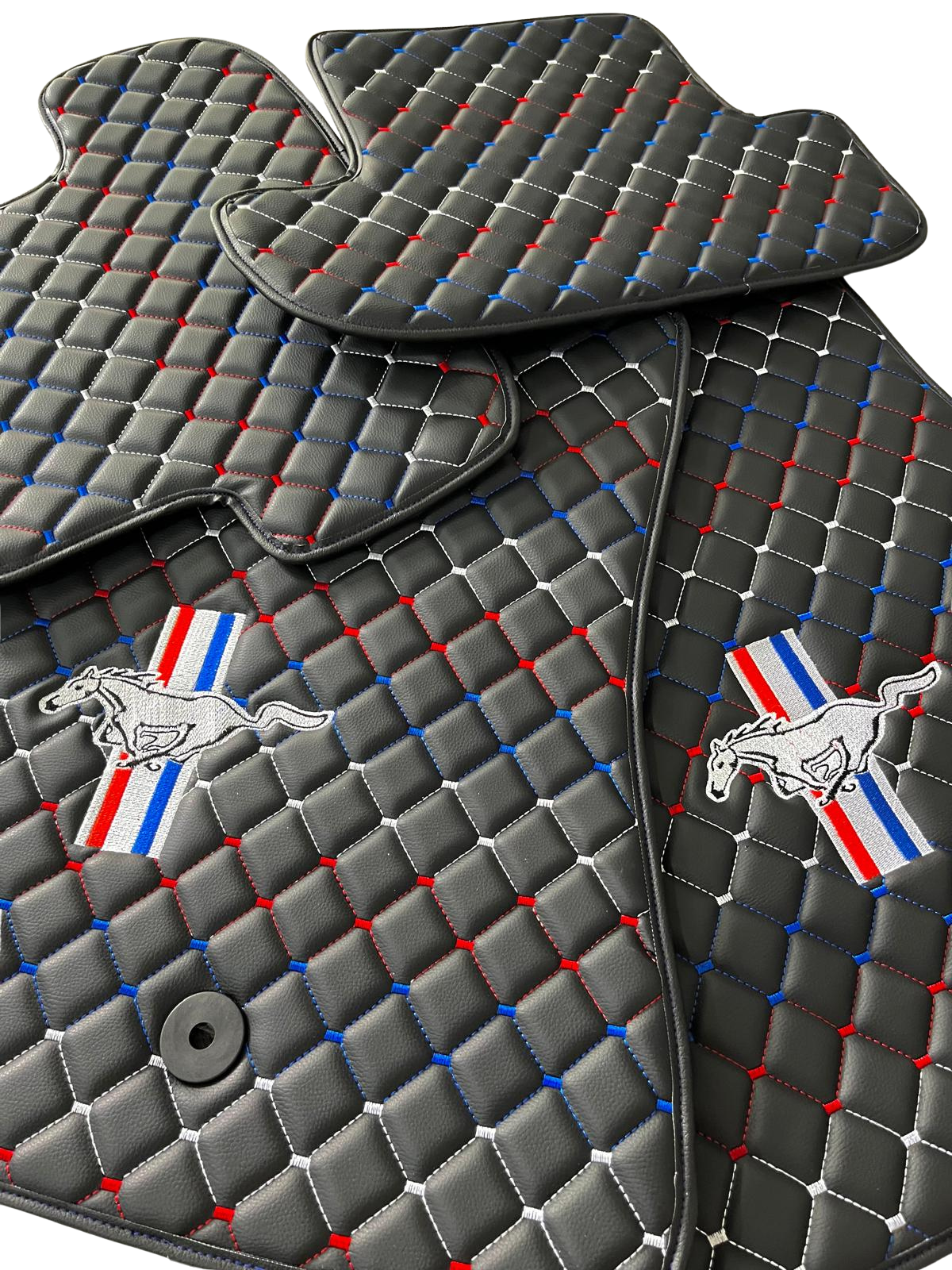 For Ford Mustang Car Floor Mats Custom fit Leather for all Mustang Model Waterproof Carpet Liner