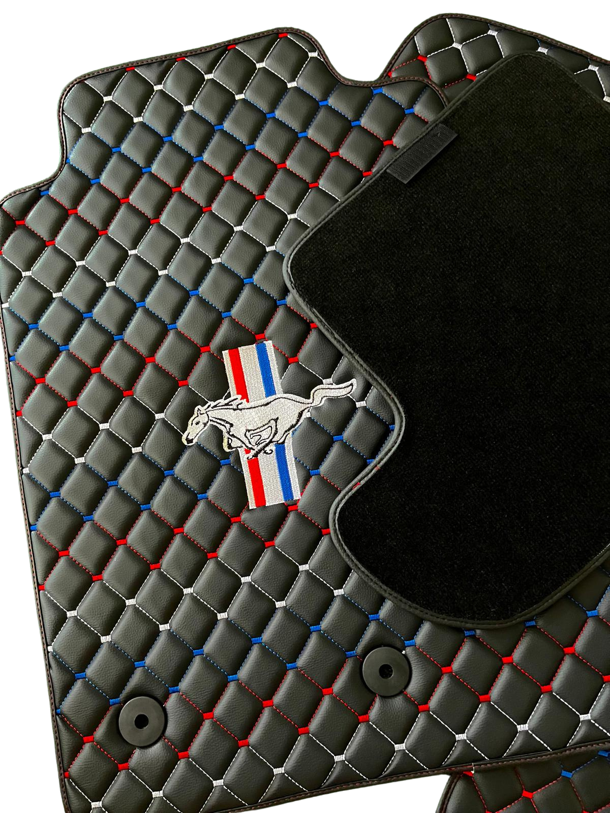 For Ford Mustang Car Floor Mats Custom fit Leather for all Mustang Model Waterproof Carpet Liner