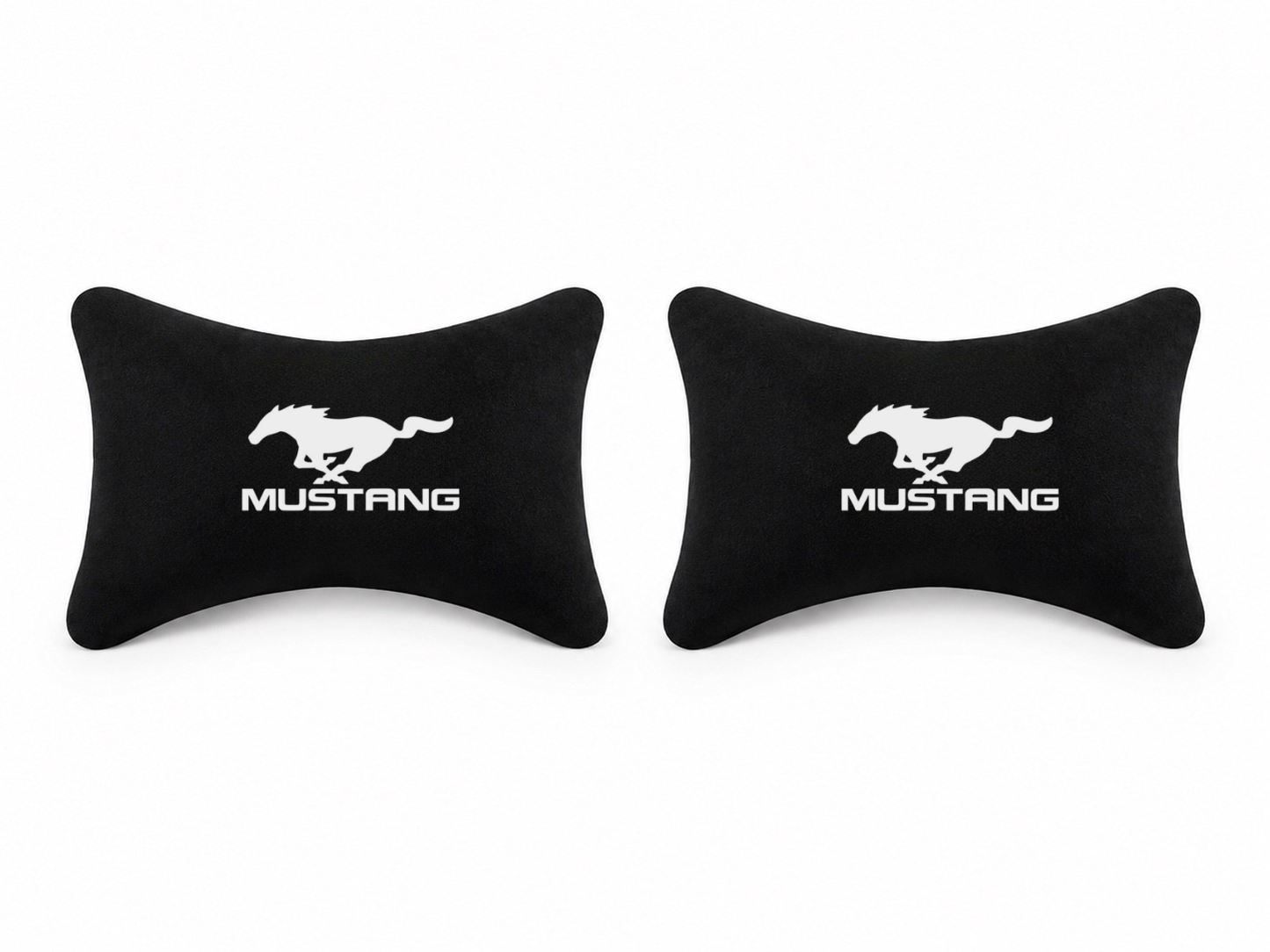 Mustang Velvet Neck Pillow, 2pcs ( Dark Horse - RTR )