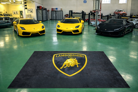 Lamborghini Luxury Rug 60×87 INCH Home, Garage & Display Carpet