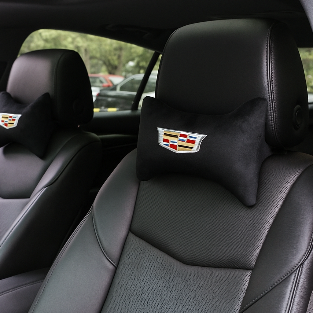 Cadillac Neck Pillows Premium Comfort and Style (2 PCS)