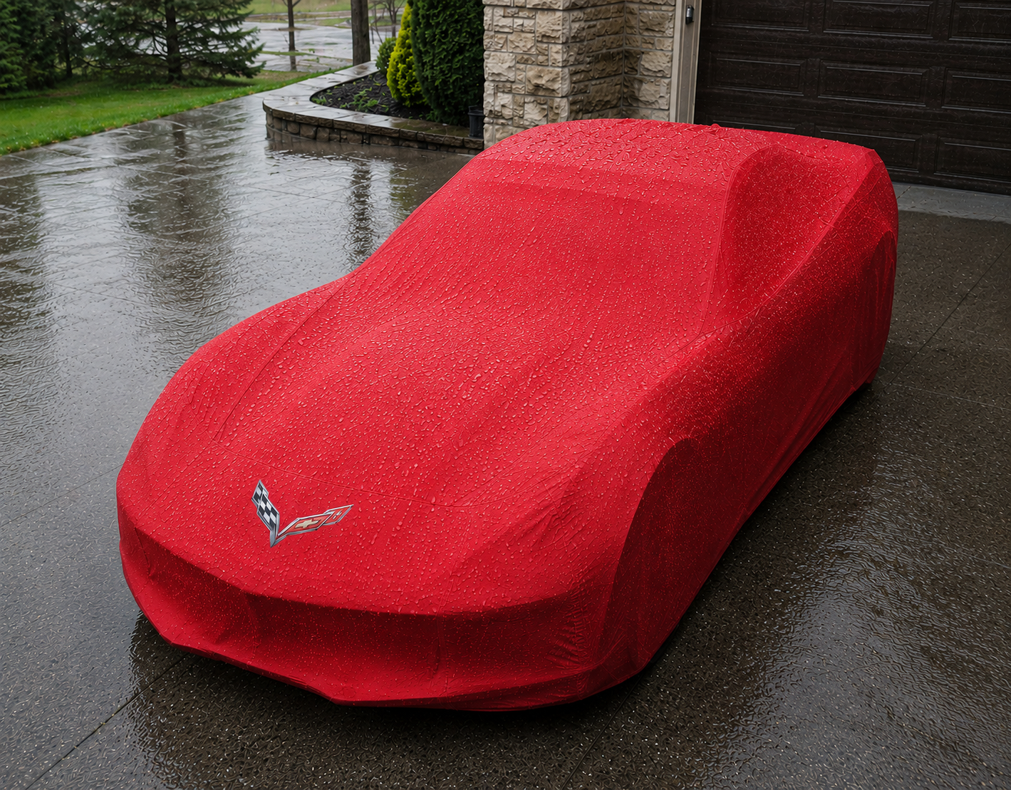 Corvette C7 Outdoor Car Cover Waterproof Custom Fit