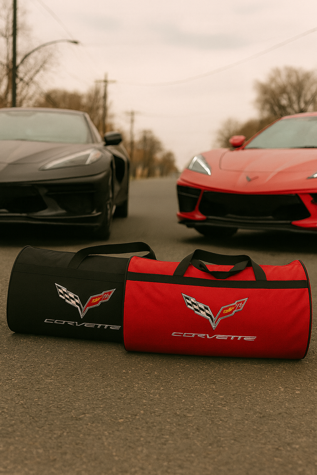 Corvette Duffle Bag 12x20 Inches
