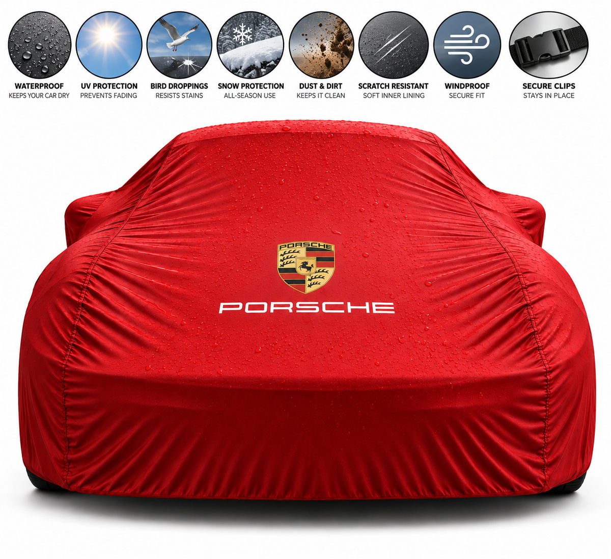 Porsche Car Cover Custom Production 1950-2027