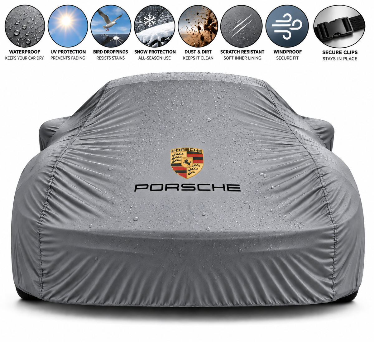 Porsche Car Cover Custom Production 1950-2027