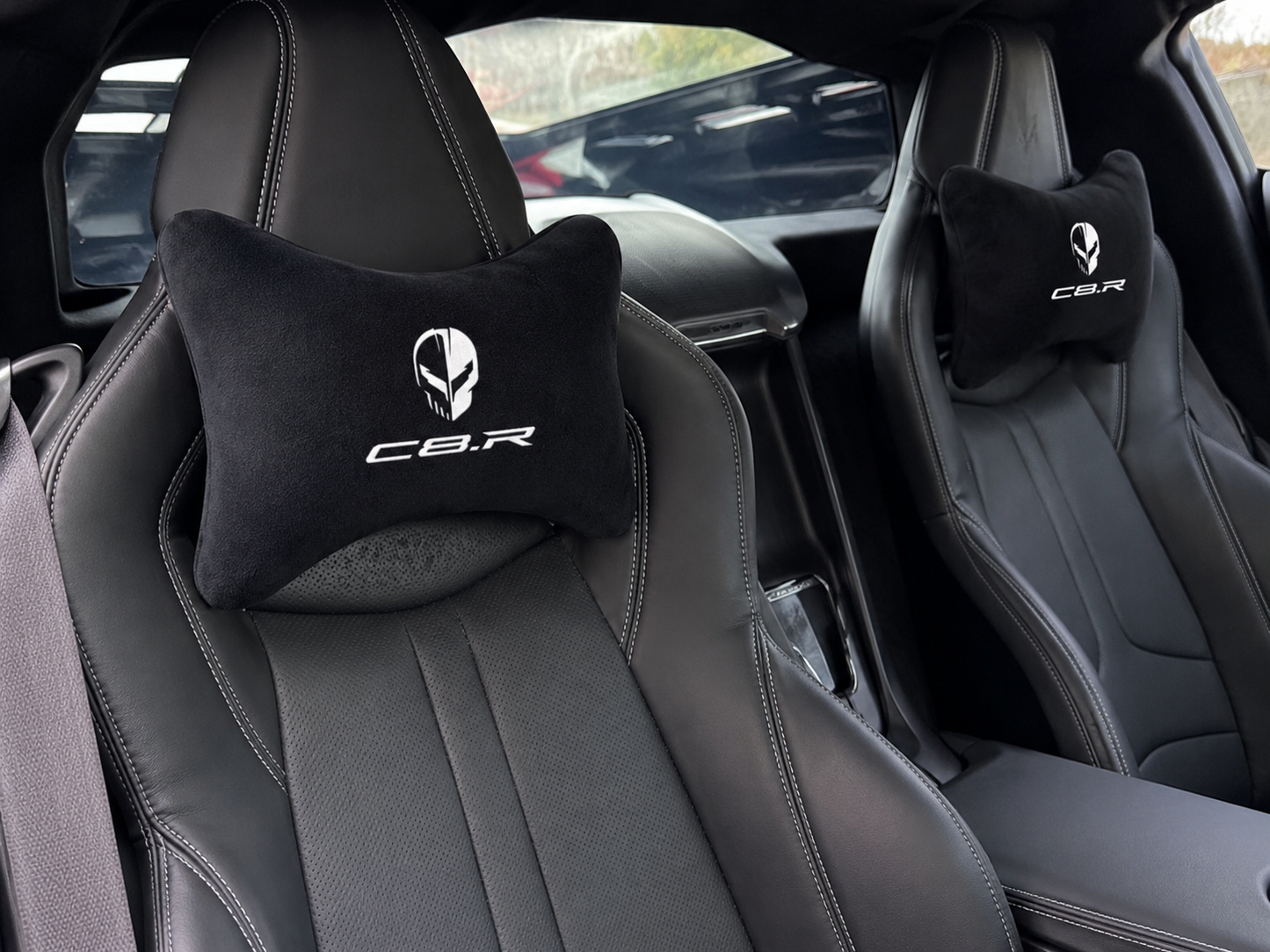 Corvette Velvet Neck Pillow, 2pcs