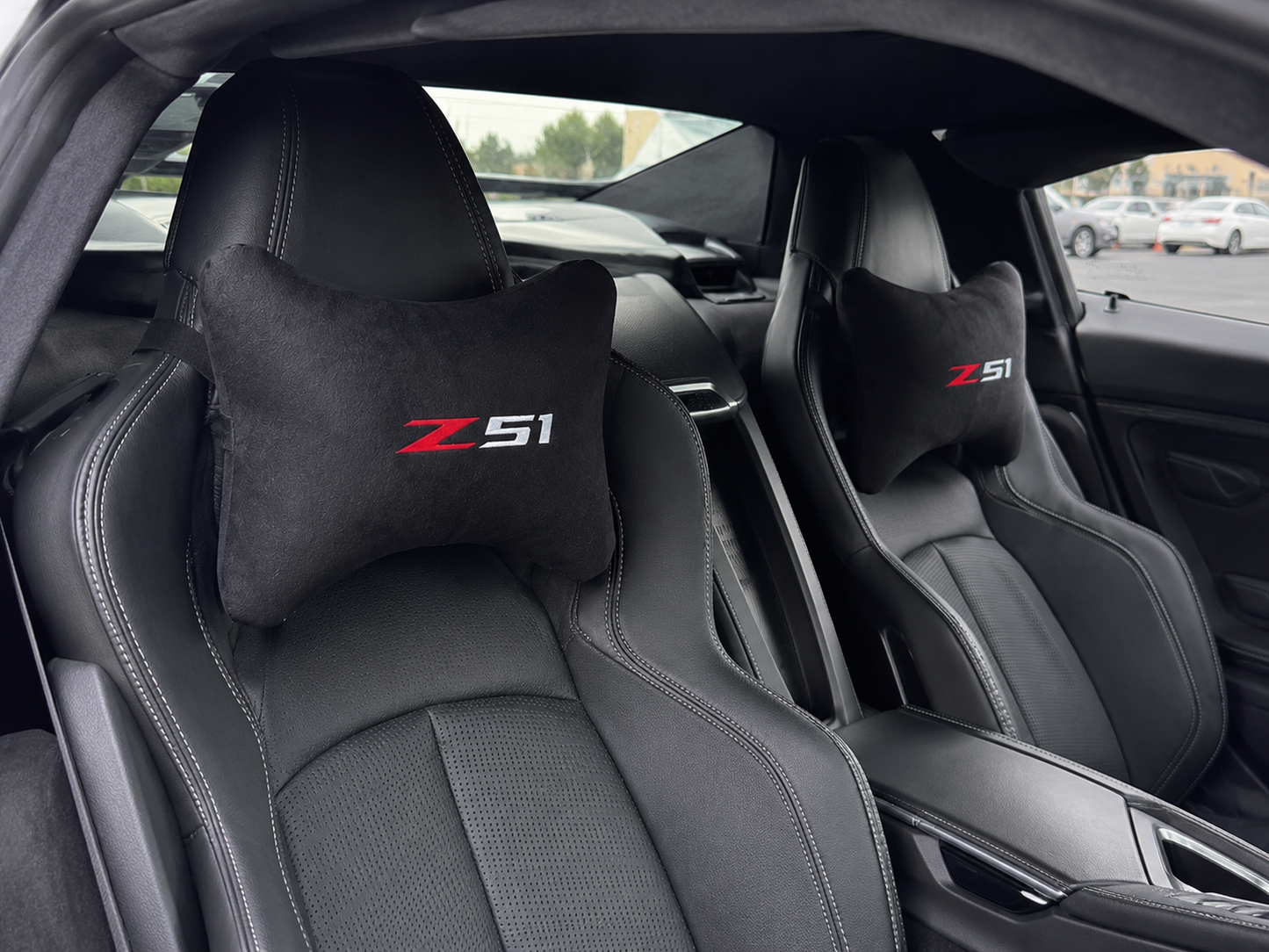 Corvette Velvet Neck Pillow, 2pcs
