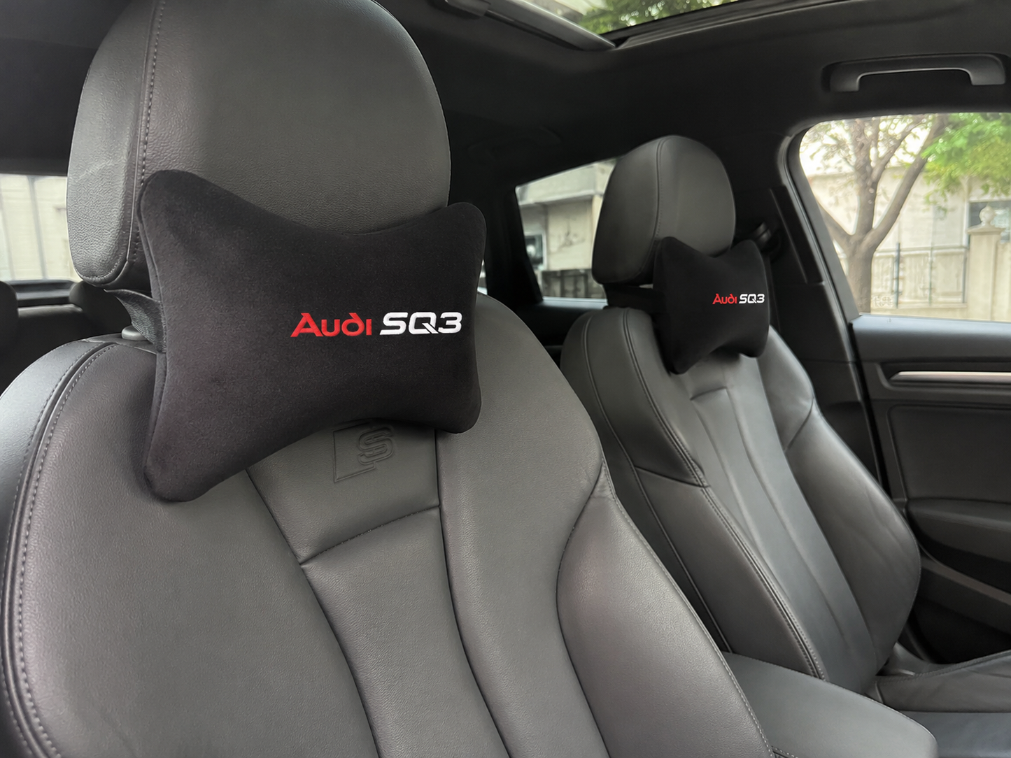 Audi SQ3-SQ4-SQ5-SQ6-SQ7-SQ8 Velvet Neck Pillow, 2pcs
