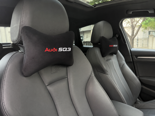 Audi SQ3-SQ4-SQ5-SQ6-SQ7-SQ8 Velvet Neck Pillow, 2pcs