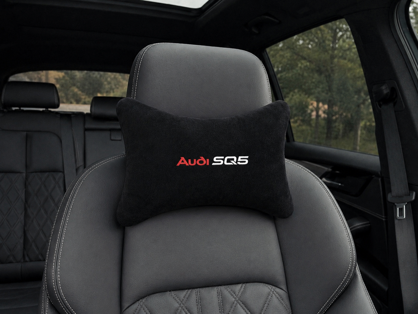 Audi SQ3-SQ4-SQ5-SQ6-SQ7-SQ8 Velvet Neck Pillow, 2pcs