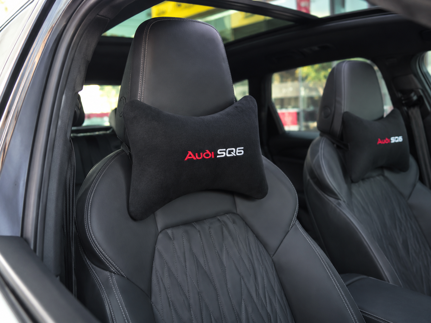 Audi SQ3-SQ4-SQ5-SQ6-SQ7-SQ8 Velvet Neck Pillow, 2pcs