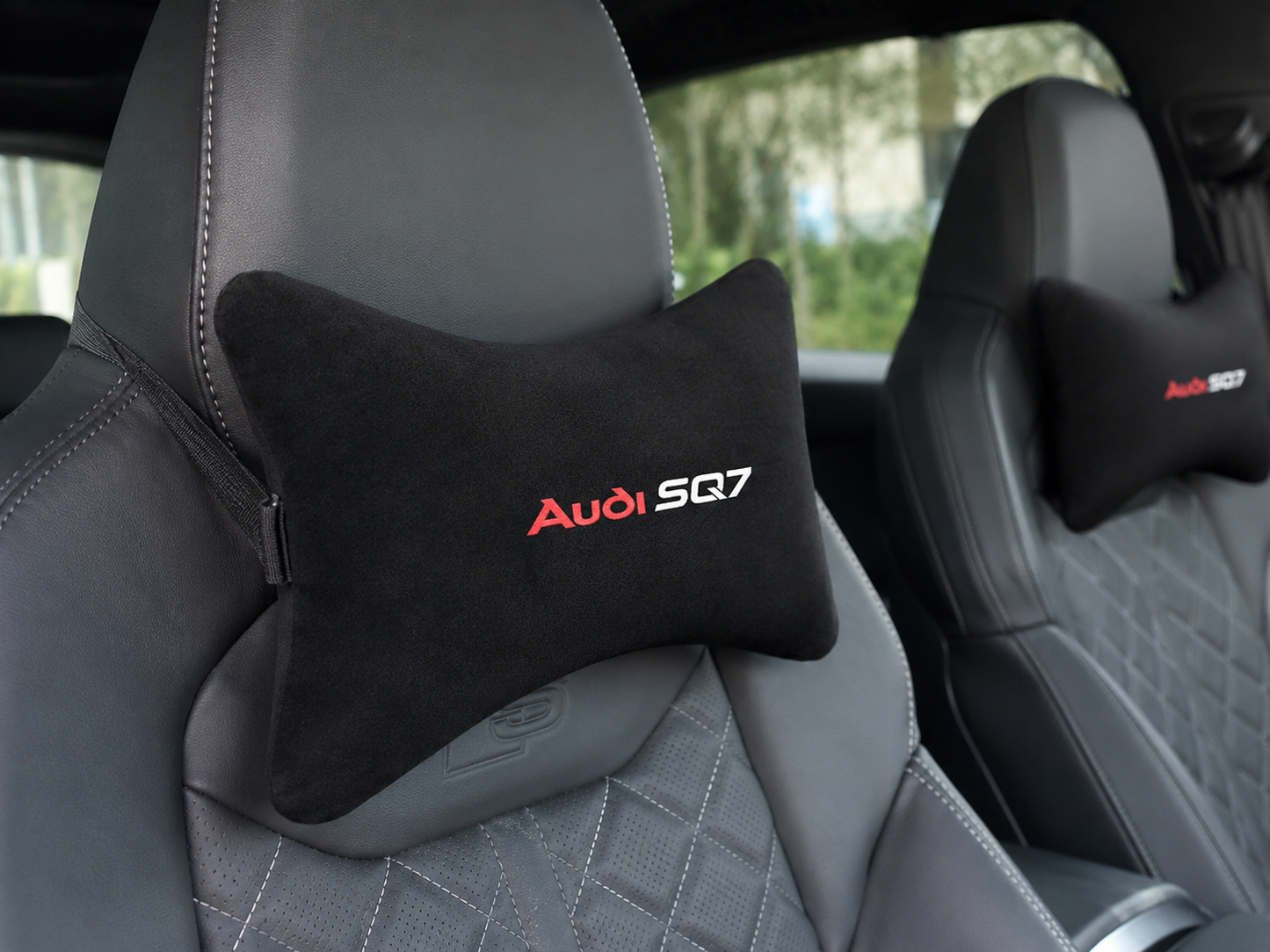 Audi SQ3-SQ4-SQ5-SQ6-SQ7-SQ8 Velvet Neck Pillow, 2pcs