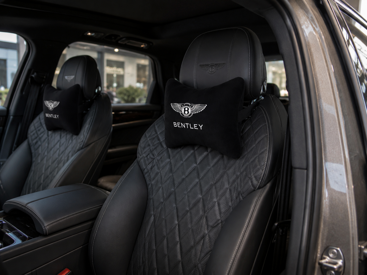 BENTLEY Velvet Neck Pillow, 2pcs