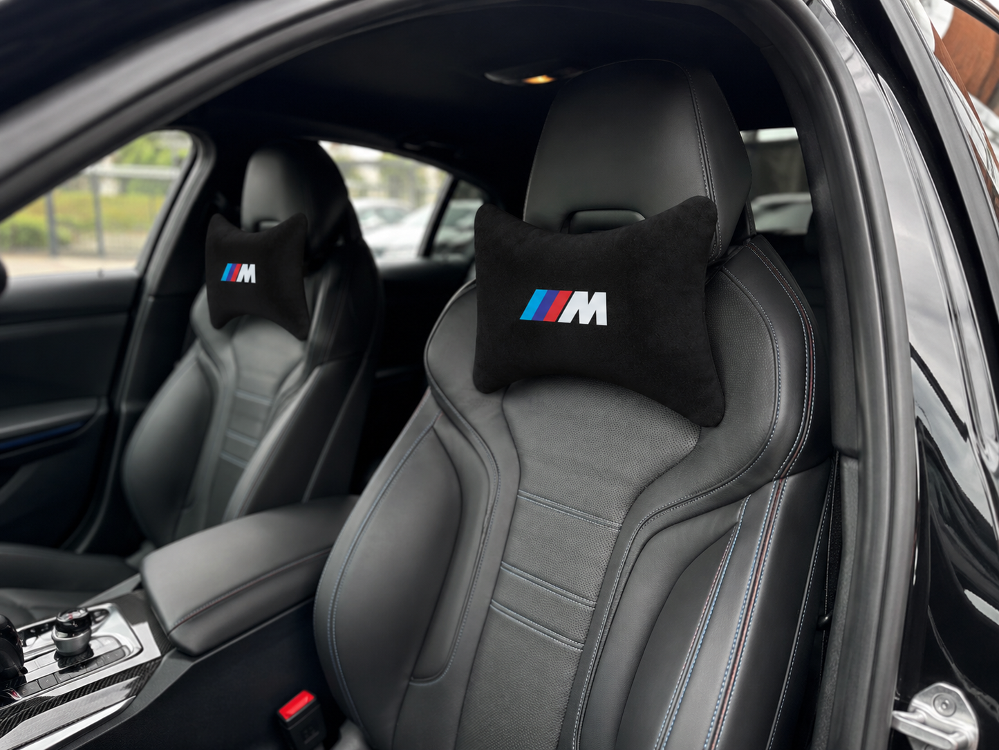 Bmw Velvet Neck Pillow, 2pcs