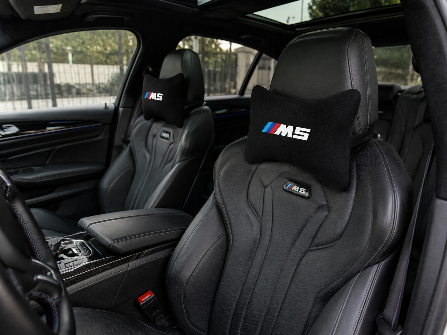 Bmw M3-M4-M5-M6-M8 Velvet Neck Pillow, 2pcs