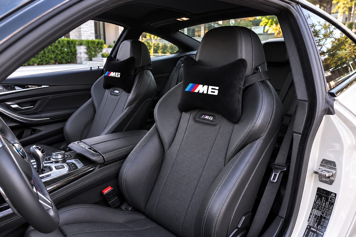 Bmw M3-M4-M5-M6-M8 Velvet Neck Pillow, 2pcs