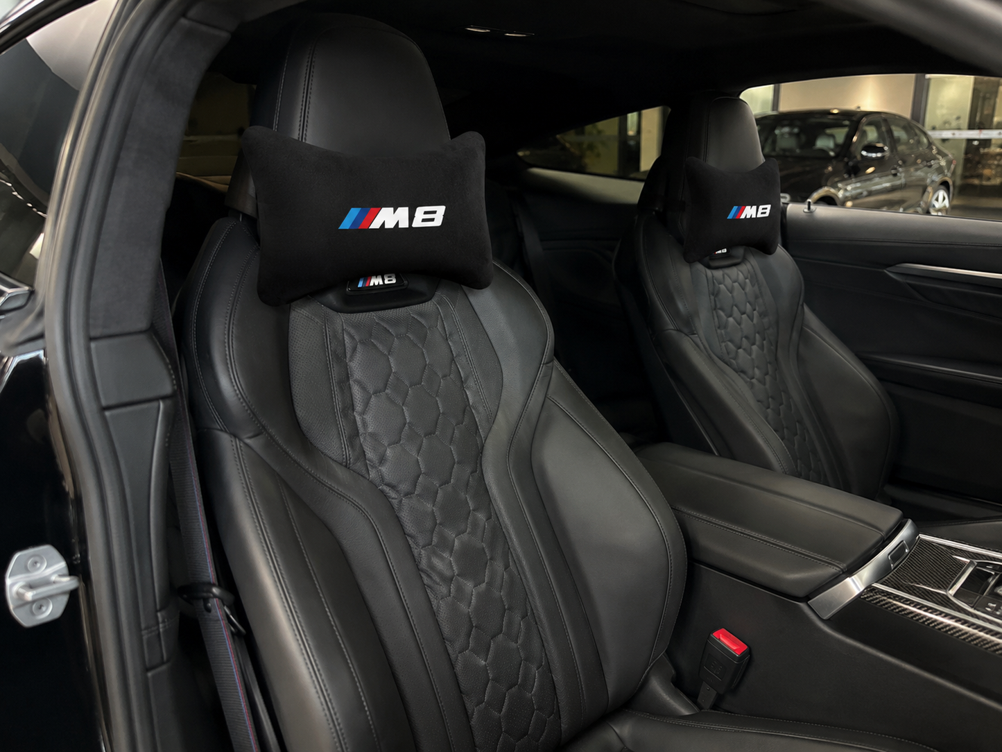 Bmw M3-M4-M5-M6-M8 Velvet Neck Pillow, 2pcs