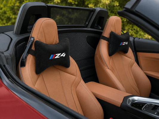 Bmw Z4 Velvet Neck Pillow, 2pcs