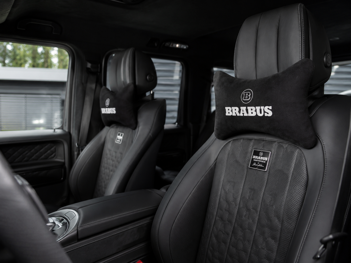 BRABUS Velvet Neck Pillow, 2pcs