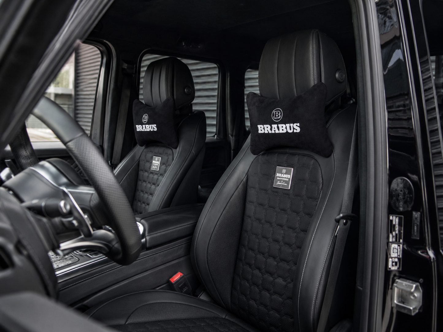 BRABUS Velvet Neck Pillow, 2pcs