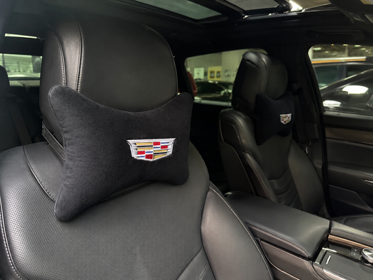 Cadillac Velvet Neck Pillow, 2pcs