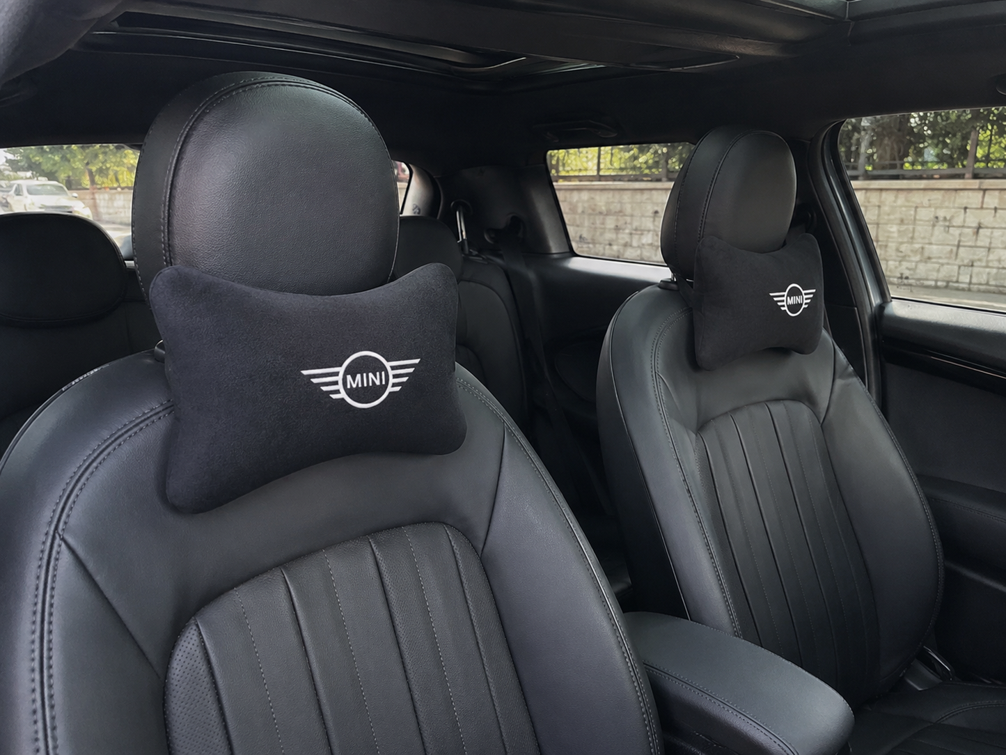 Mini Cooper Velvet Neck Pillow, 2pcs ( John Cooper Works )