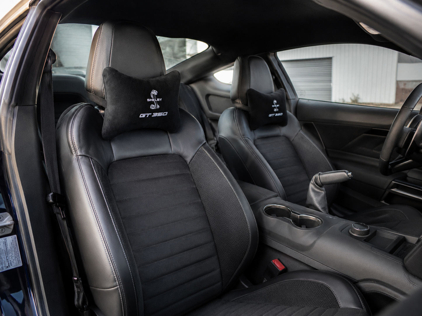 Shelby Velvet Neck Pillow, 2pcs ( GT350-GT500-Cobra )