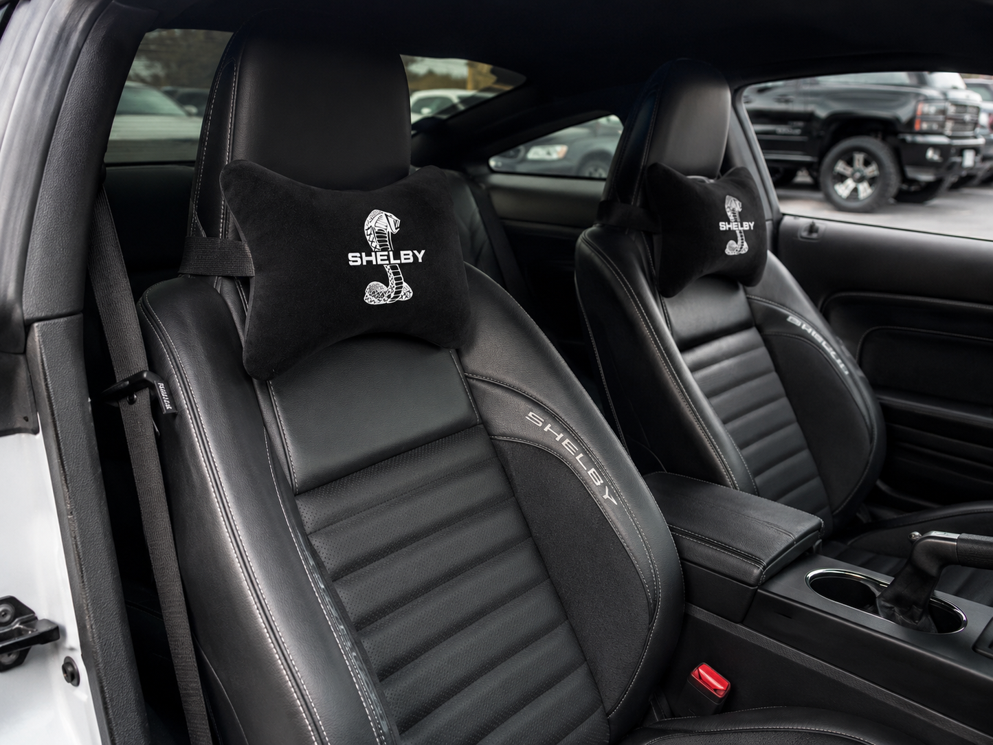 Shelby Velvet Neck Pillow, 2pcs ( GT350-GT500-Cobra )