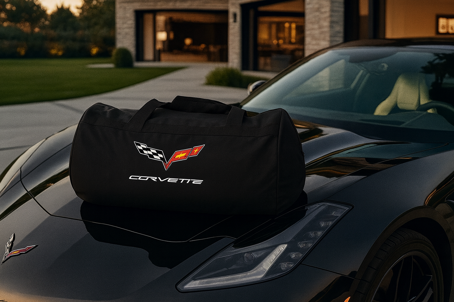 Corvette Duffle Bag 12x20 Inches