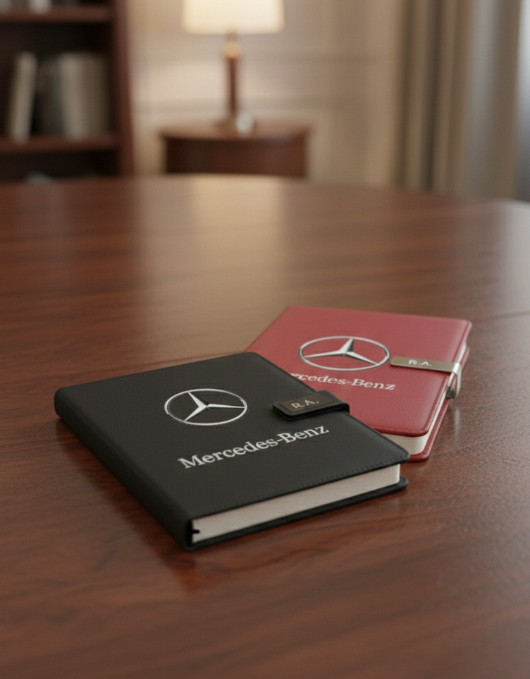 M.B Journal Notebook Customizable initials