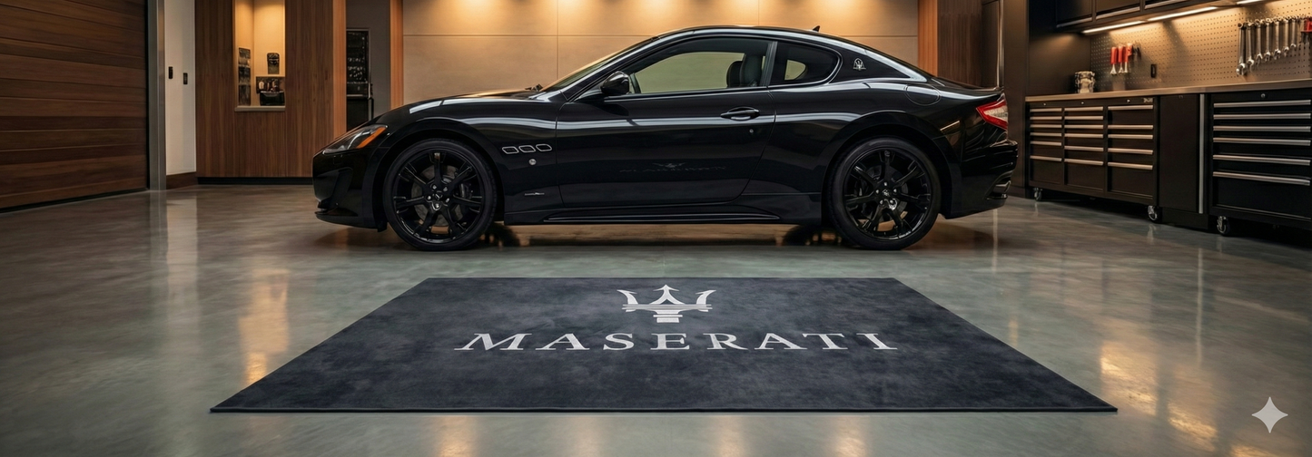 Maserati Luxury Rug 60×87 INCH Home, Garage & Display Carpet
