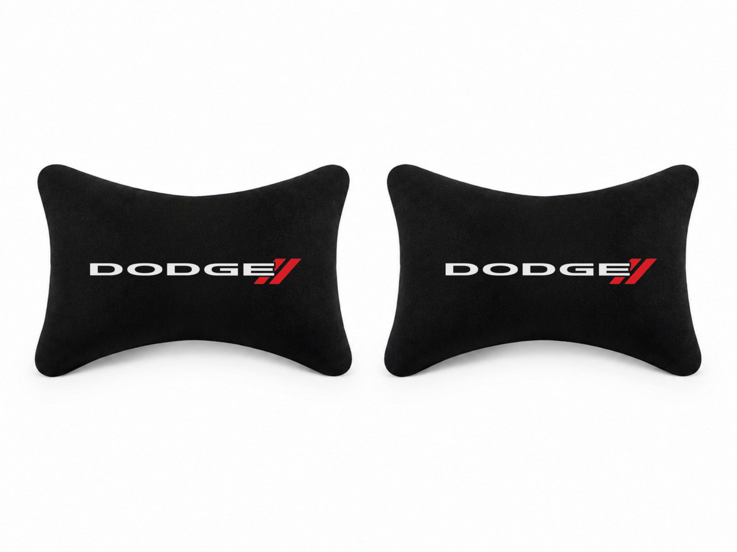 DODGE Velvet Neck Pillow, 2pcs ( Challenger-Viper-Srt )
