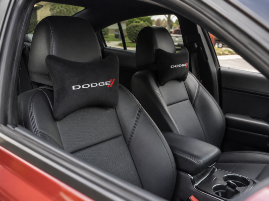 DODGE Velvet Neck Pillow, 2pcs ( Challenger-Viper-Srt )