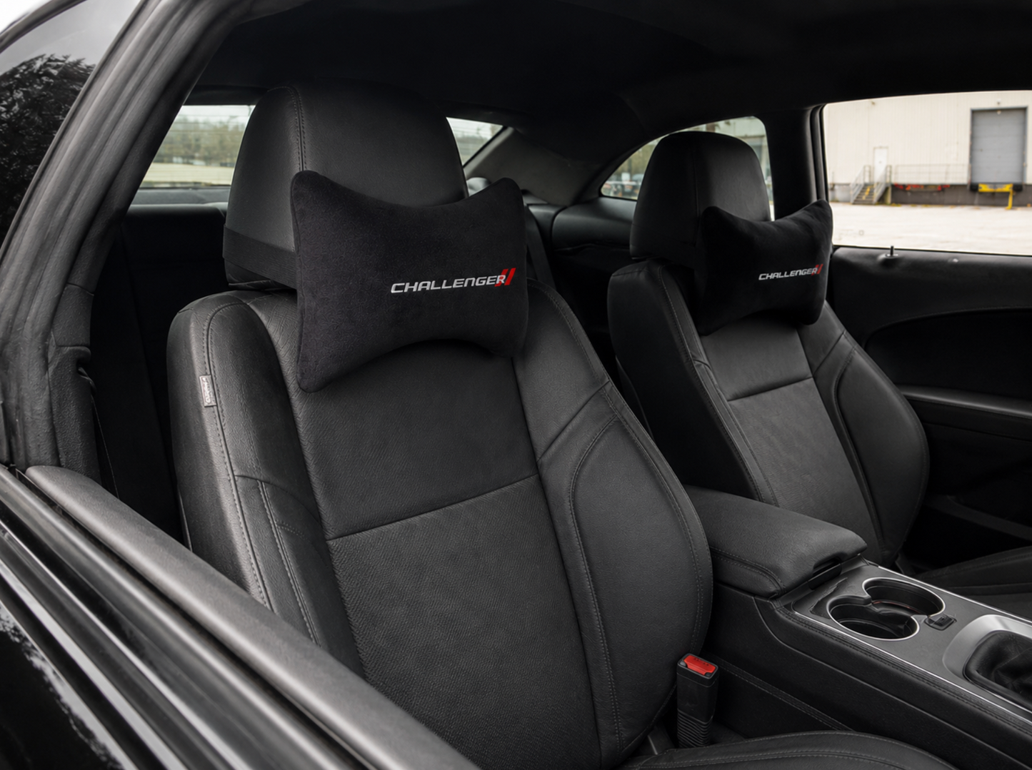 DODGE Velvet Neck Pillow, 2pcs ( Challenger-Viper-Srt )