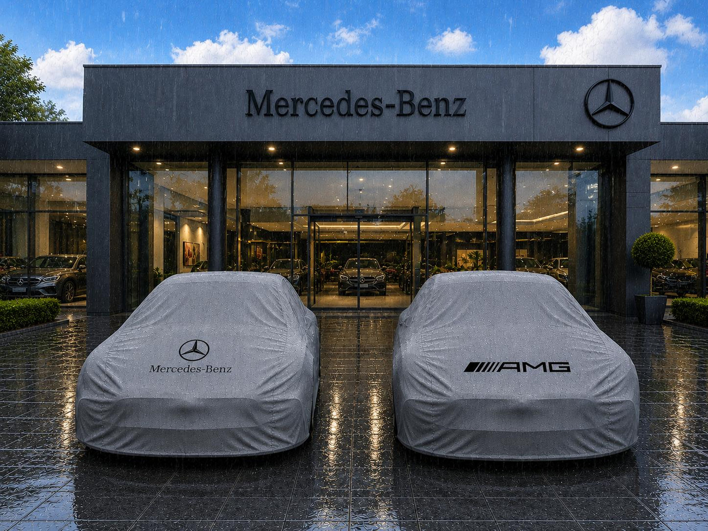 For Mercedes Benz Outdoor Car Cover Waterproof & Custom Fit