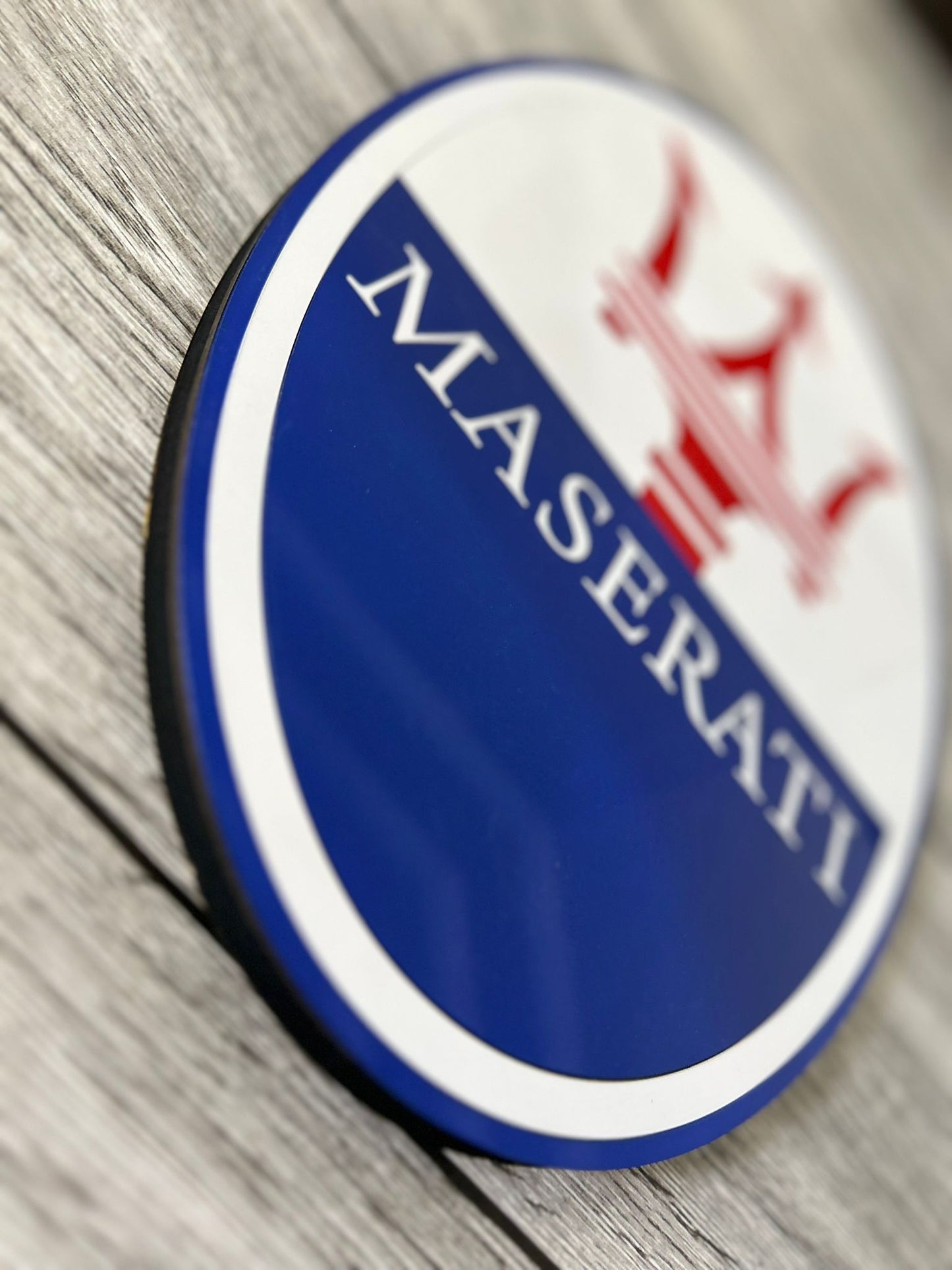 Maserati Wall Sign for Garage – Premium Wall Decor for Car Enthusiasts