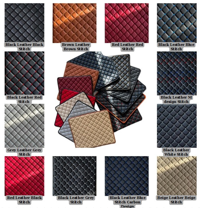 For BMW M5 Leather Car Floor Mats Custom Fit Waterproof