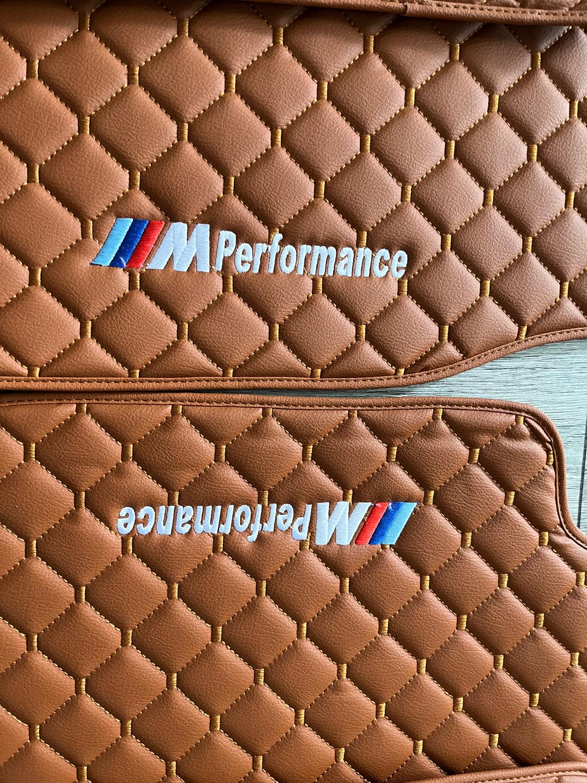 For BMW M4 Leather Floor Mats Custom Fit Waterproof