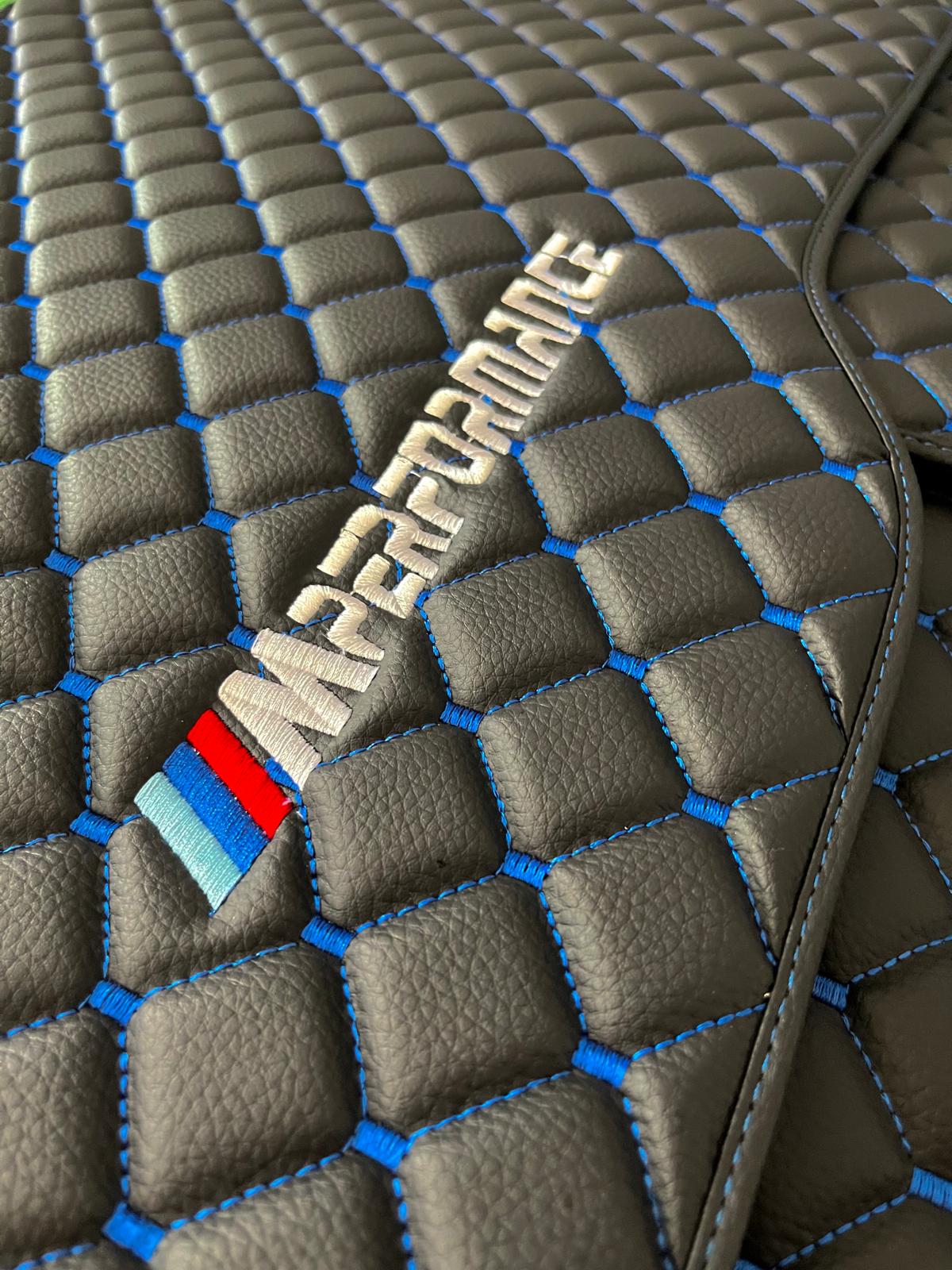 For BMW M5 Leather Car Floor Mats Custom Fit Waterproof