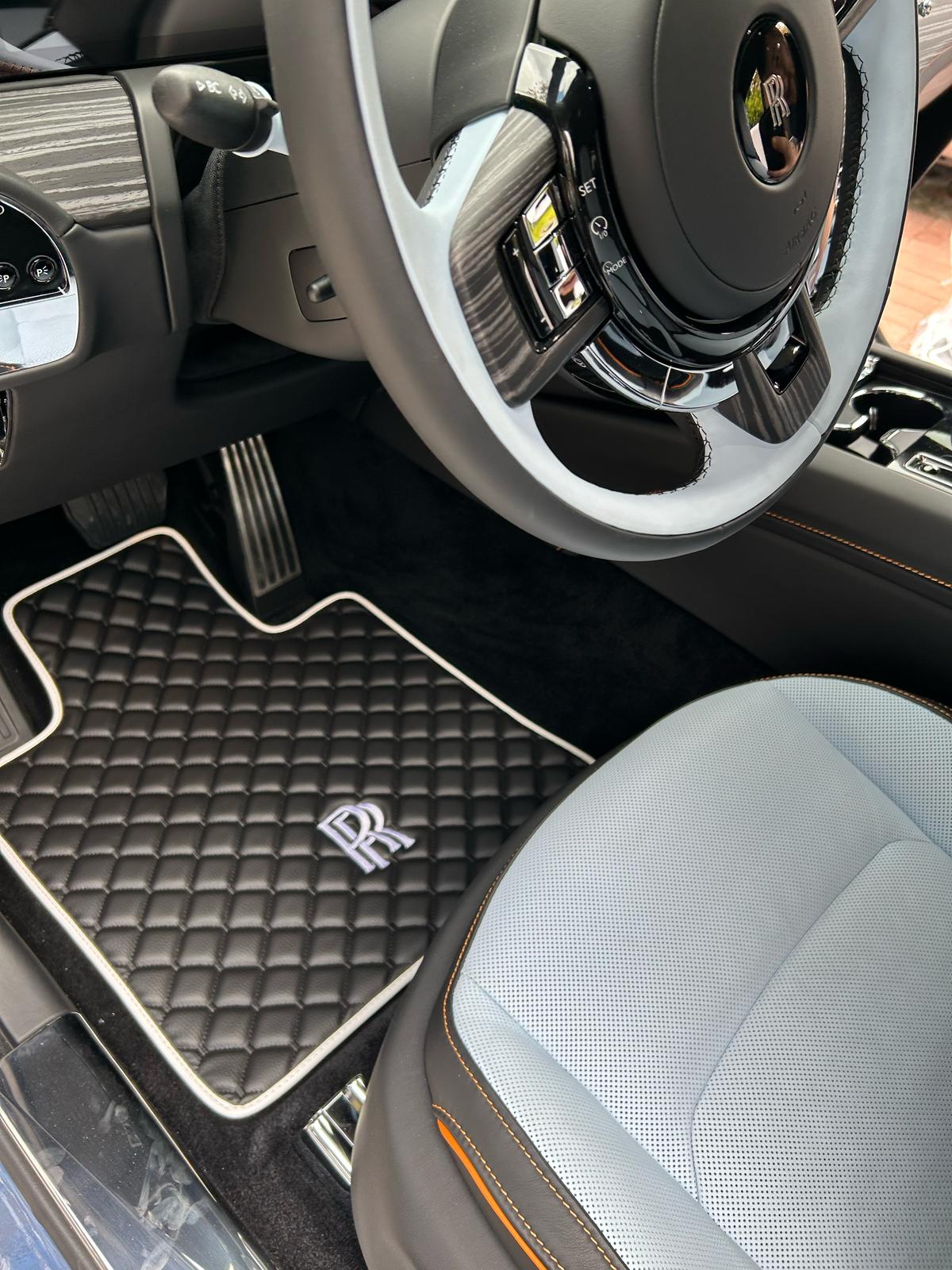 For all Rolls Royce Spectre Car Floor Mats Full Set, 2 Lumbar Cushion, Cargo Liner