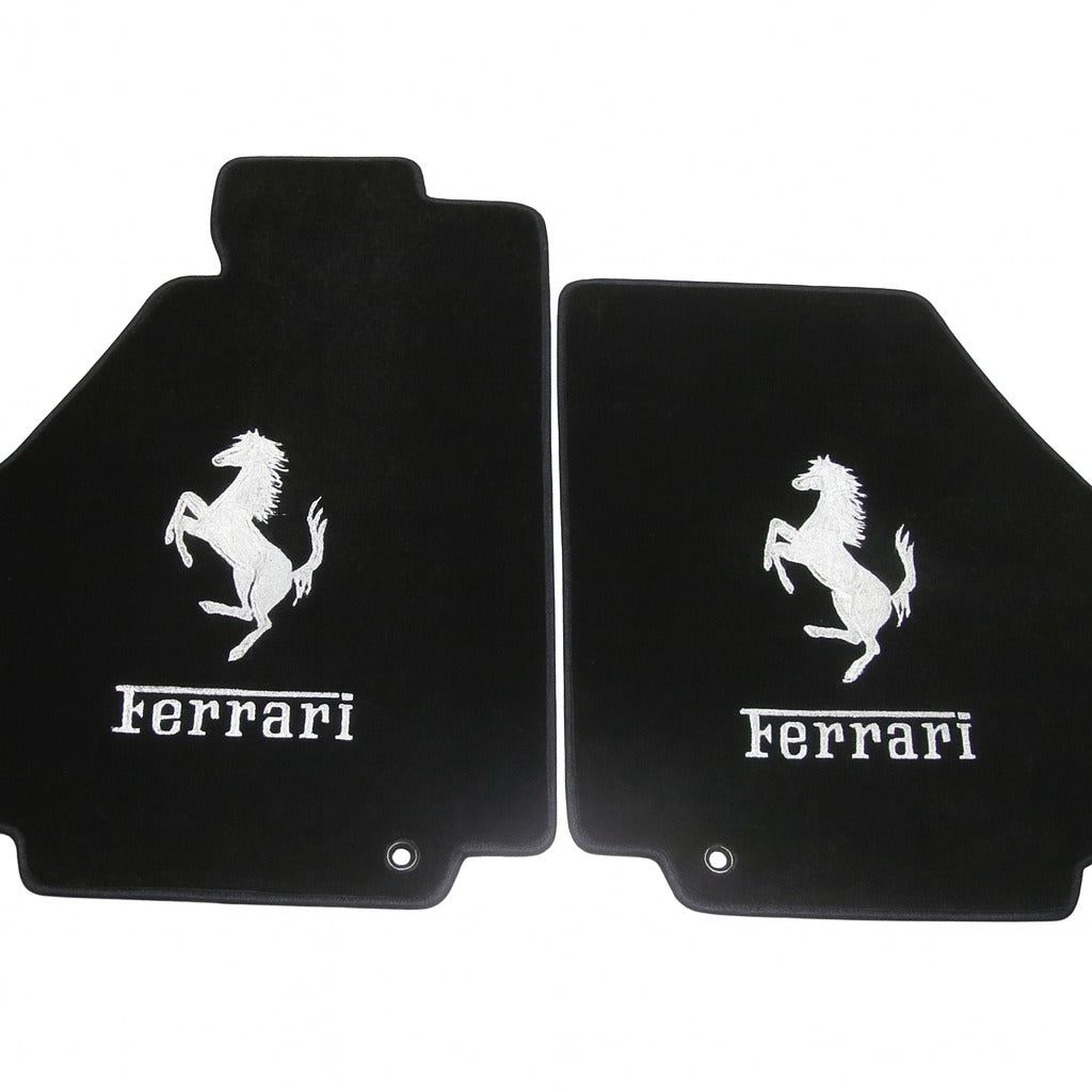 Ferrari Floor Mats Custom Fit Carpet Velour Mats with Custom Stitch