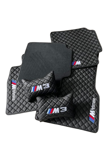 For BMW M3 Series Car Floor Mats Set ( With 2 Pillow )