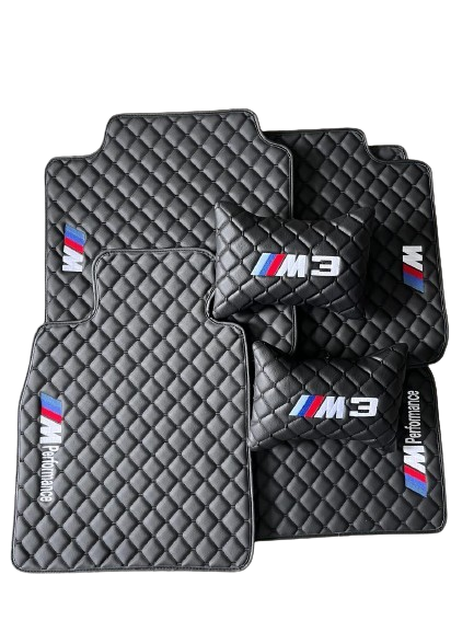 For BMW M3 Series Car Floor Mats Set ( With 2 Pillow )
