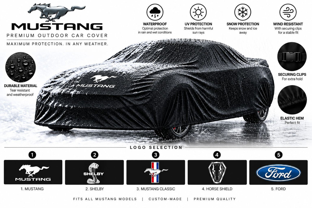 Mustang Outdoor Car Cover – Waterproof & Custom Fit